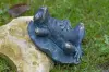 Artikelbild 2 des Artikels “Relaxter Frosch auf Wasserlilienblatt – ca. 16 cm, Bronzeoptik “